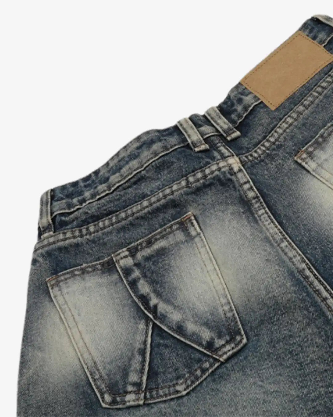 "HUCIR" Washed Jorts