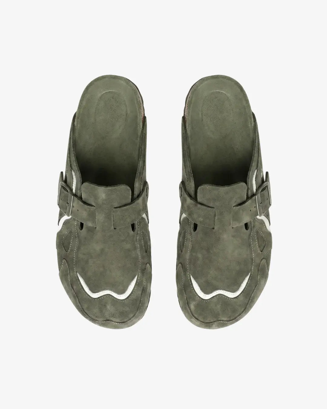 SAYKO - FOREST GREEN CLOGS