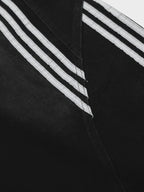 CRD Striped Barrel Denim Jeans