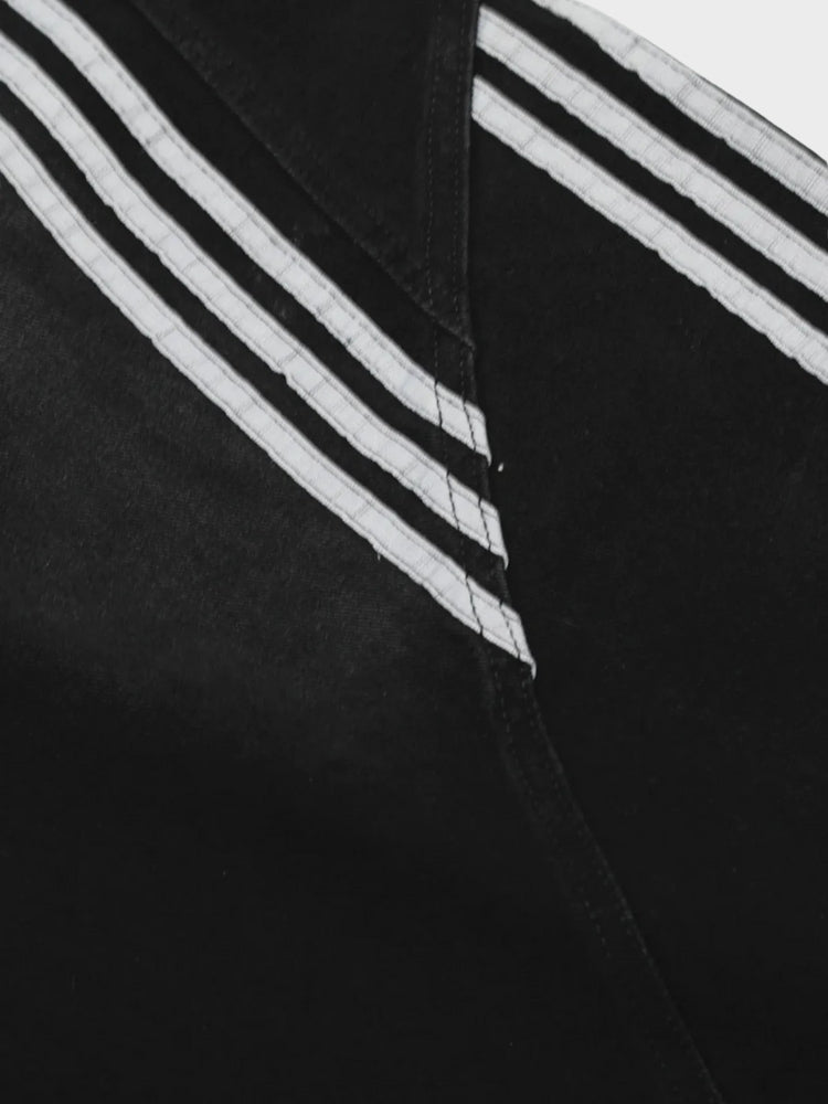 CRD Striped Barrel Denim Jeans