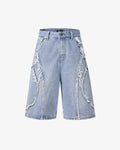 SLAY - DISTRESSED JORTS