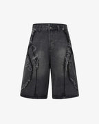 SLAY - DISTRESSED JORTS