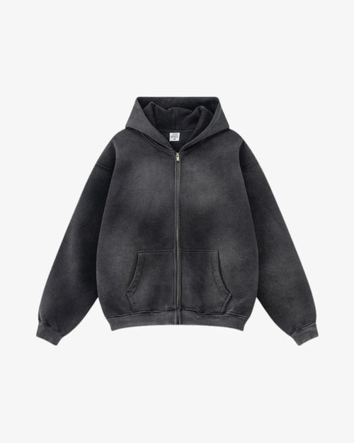 "BOSTI" Washed Zip-Up