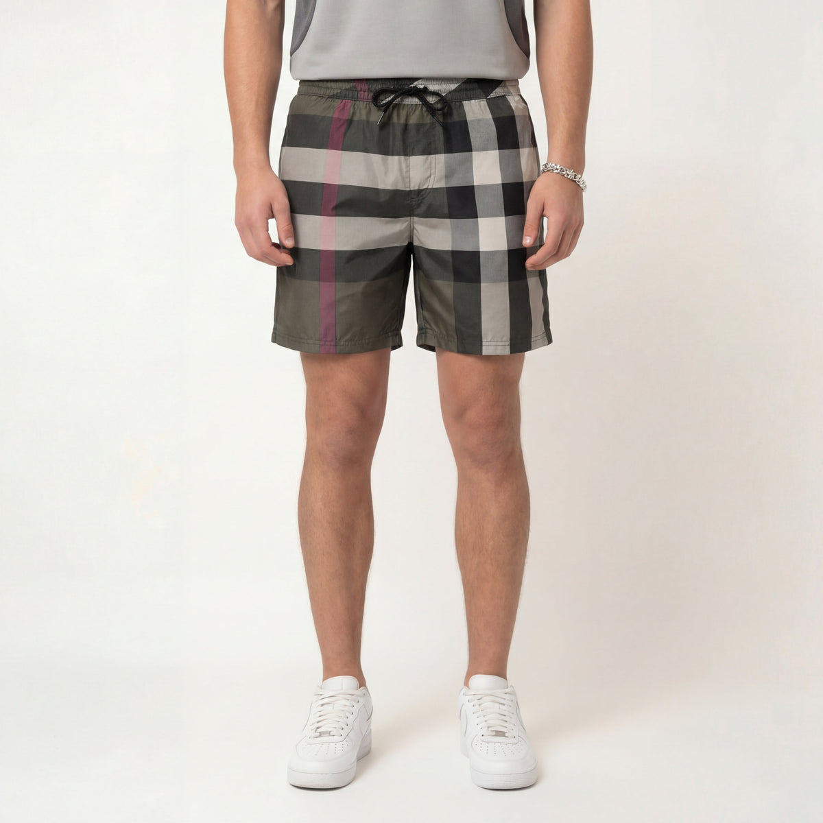 PLAID - SHORTS DARK