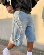 SLAY - DISTRESSED JORTS