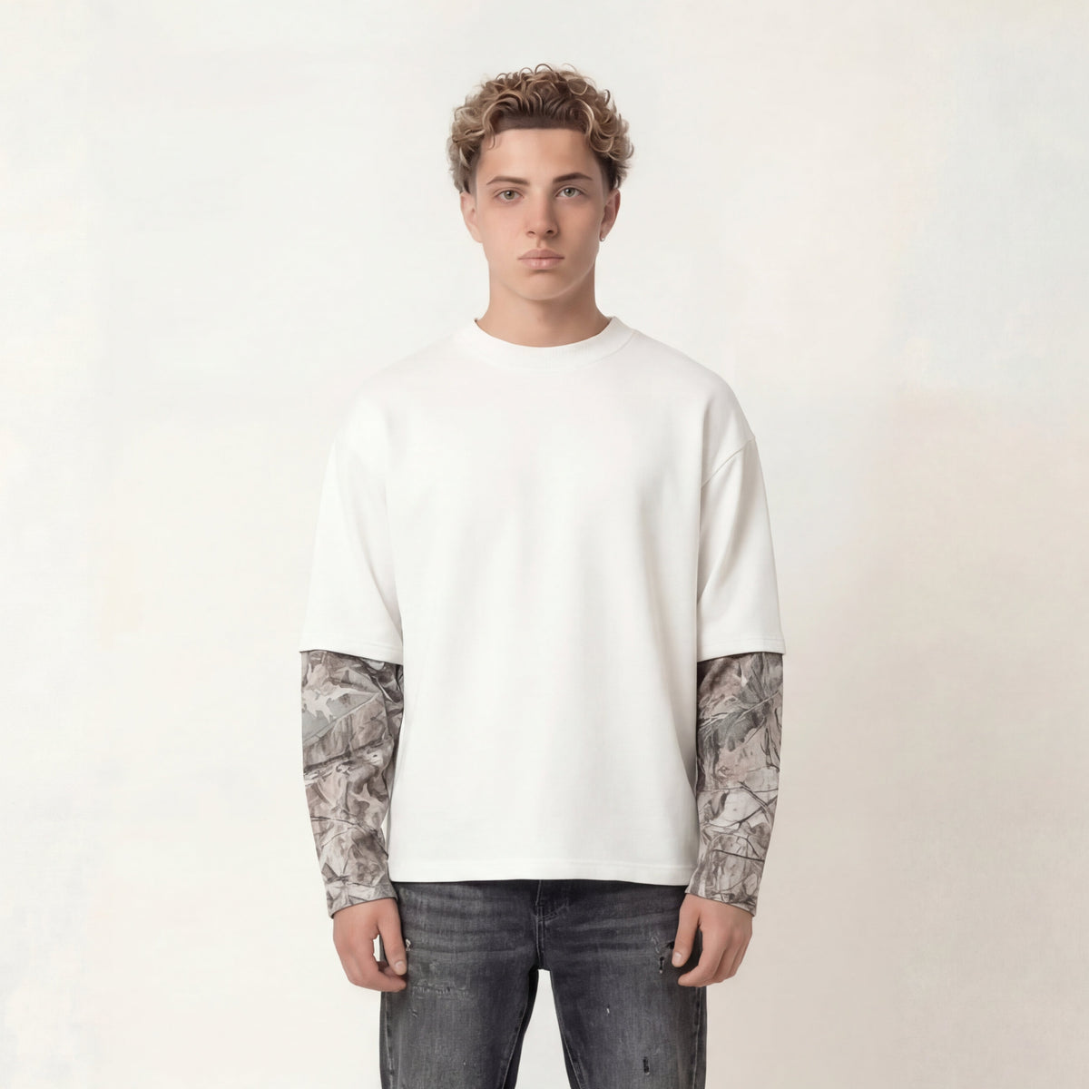 CAMO — SWEATSHIRT