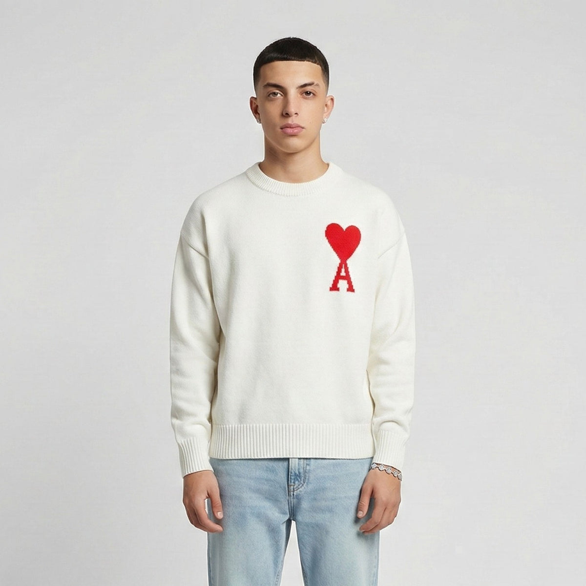 TECA - HEART SWEATER