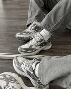 "FARA" Iron Grey Sneakers