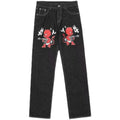 High Waisted Washed Denims