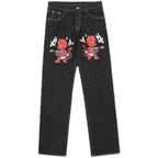 High Waisted Washed Denims